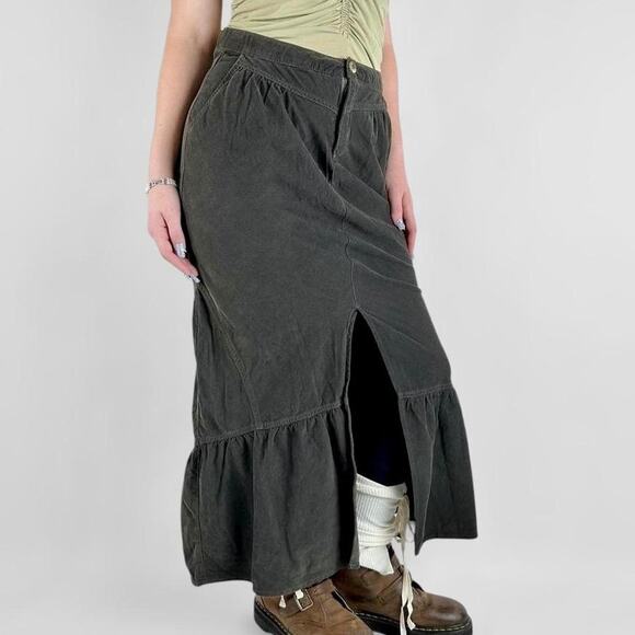y2k boho grunge maxi skirt - Picture 3 of 8